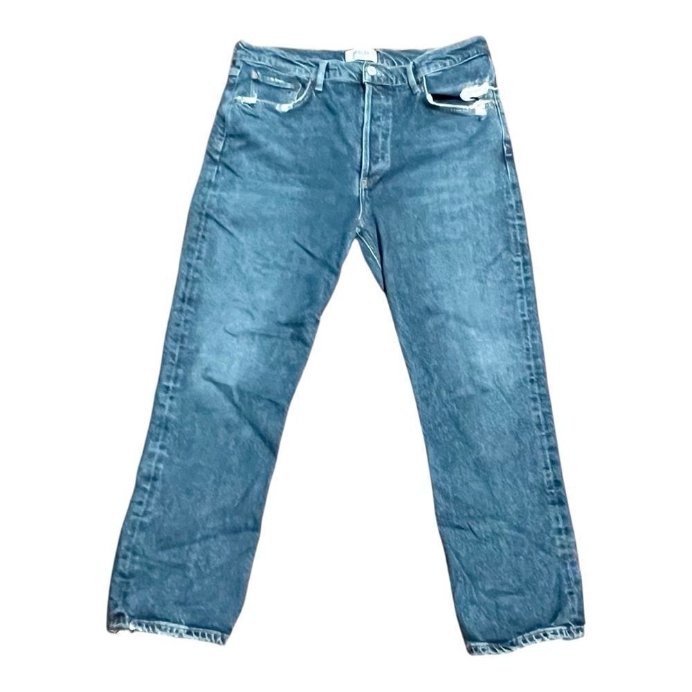 Agolde Riley High Rise Straight Crop Jean size 31 - Picture 3 of 11